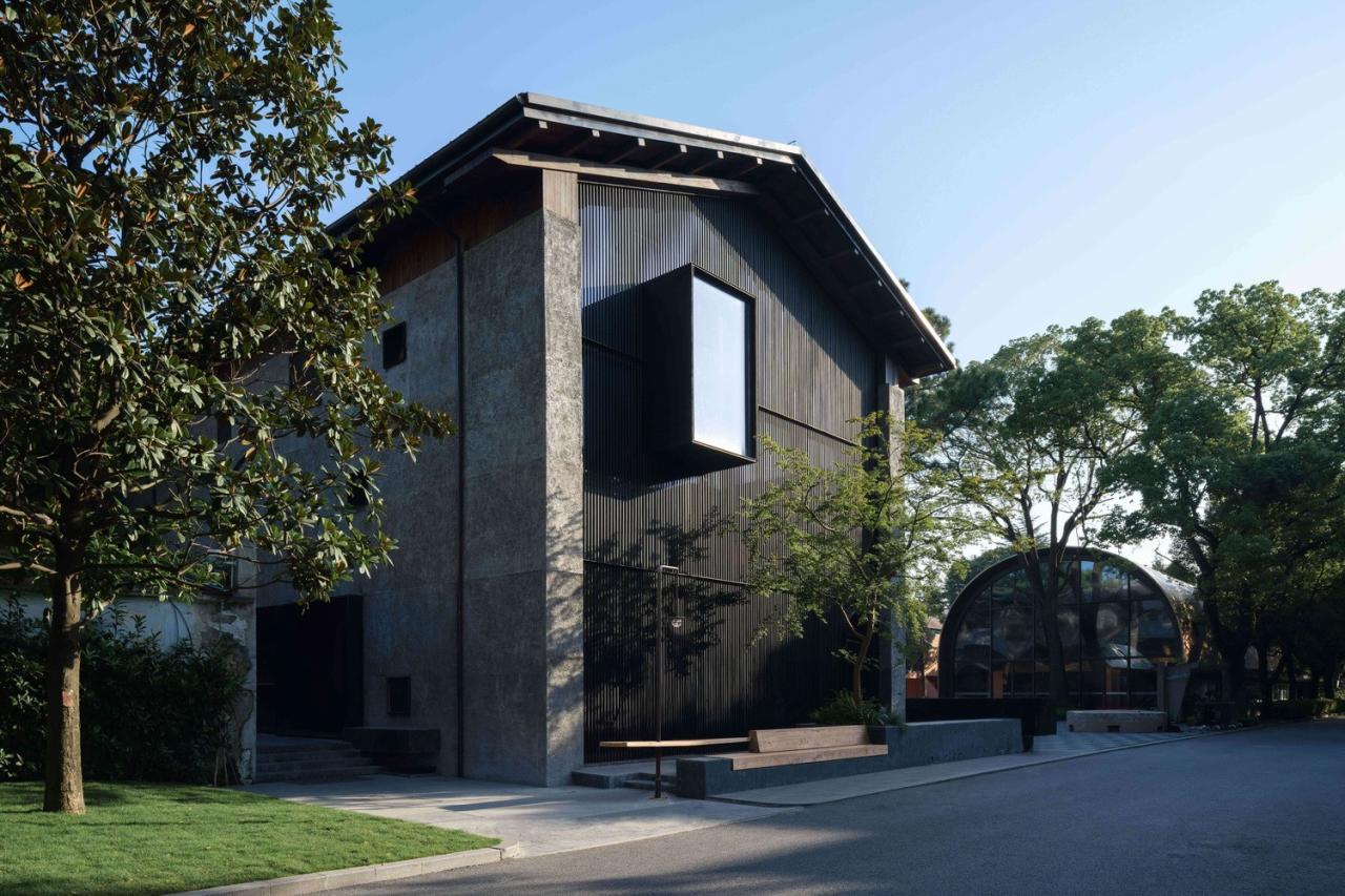 BIM建筑|虚怀若谷，犹如半仓：半仓，上海 / 本哲建筑