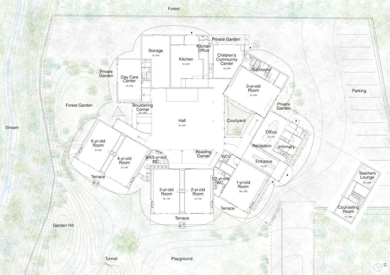 BIM建筑|儿童的森林托儿所 / 山下贵成建筑设计