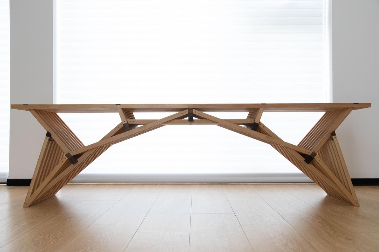 BIM建筑|编木拱凳 / 卜一工坊（杭州）文化创意有限公司