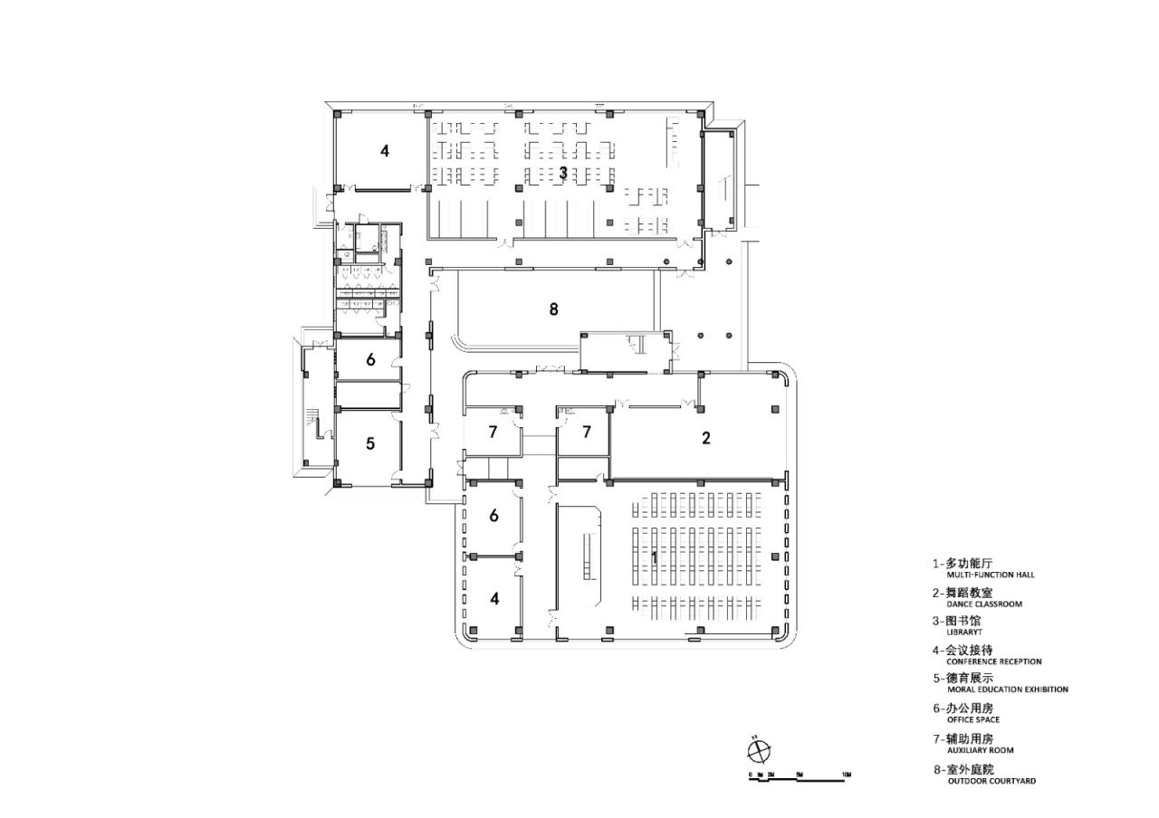 BIM建筑|自由理想的“花园城堡” ：济南北康初中教育建筑群落 / UA 尤安设计