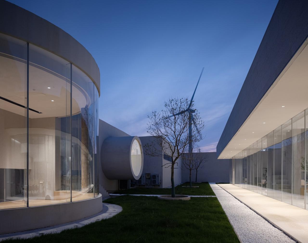 BIM建筑|蓝晶微生物 Bluepha BioFAB / 行之建筑