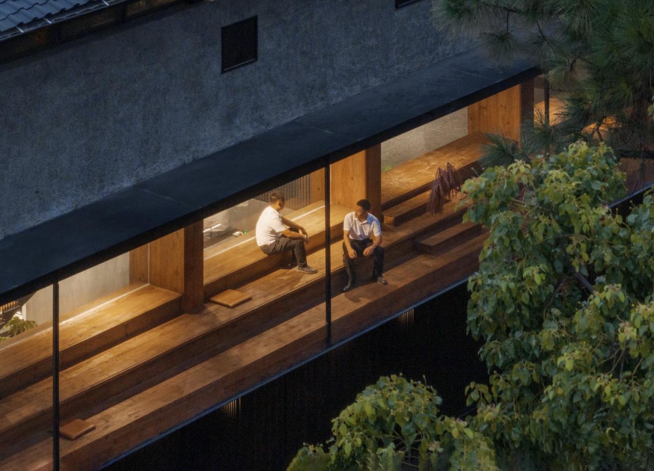 BIM建筑|虚怀若谷，犹如半仓：半仓，上海 / 本哲建筑