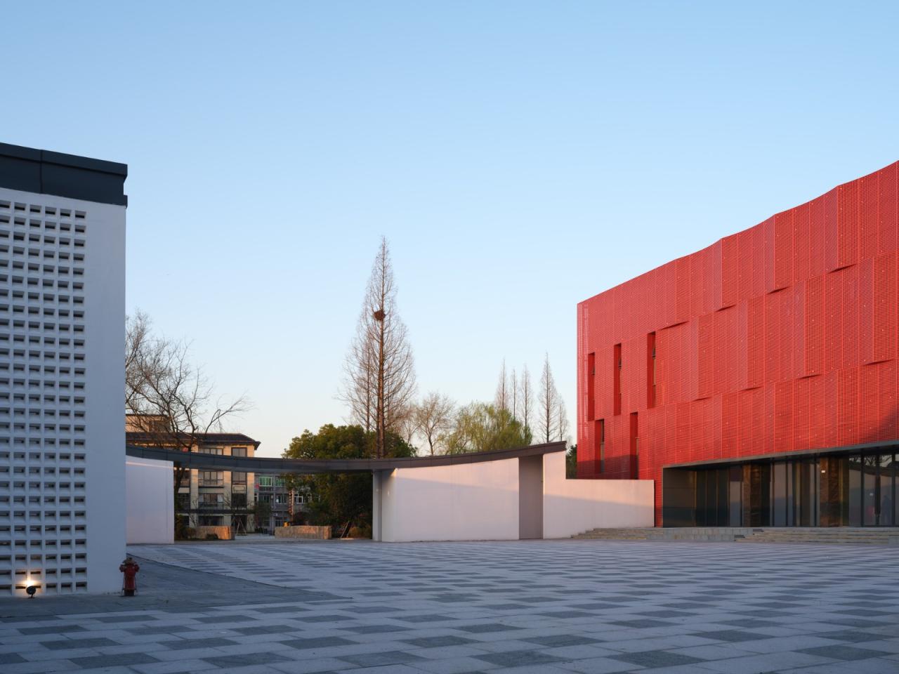 BIM建筑|桐乡市红色文化教育中心 / 清上造社