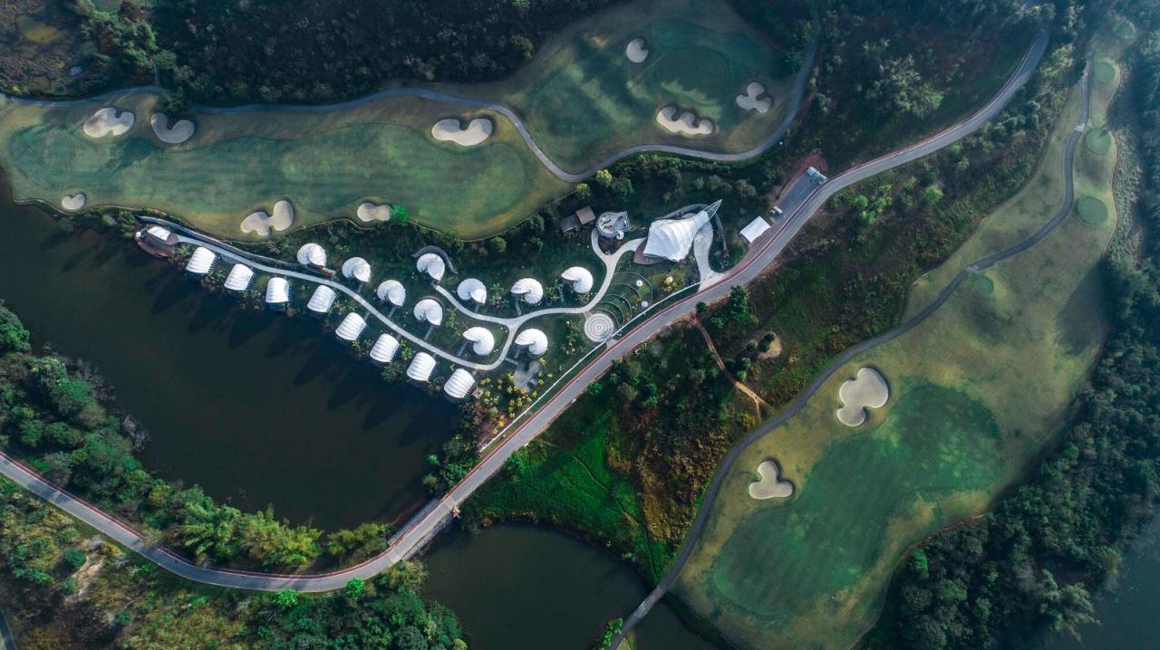 BIM建筑|勐巴拉可见泽栖帐篷酒店 / 捷仕建筑规划设计