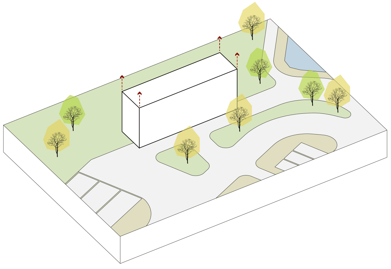 BIM建筑|面朝花海的棕厕 / 在行建筑