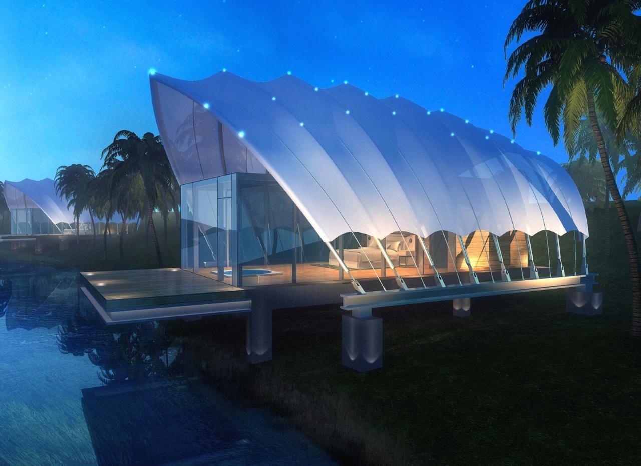 BIM建筑|勐巴拉可见泽栖帐篷酒店 / 捷仕建筑规划设计