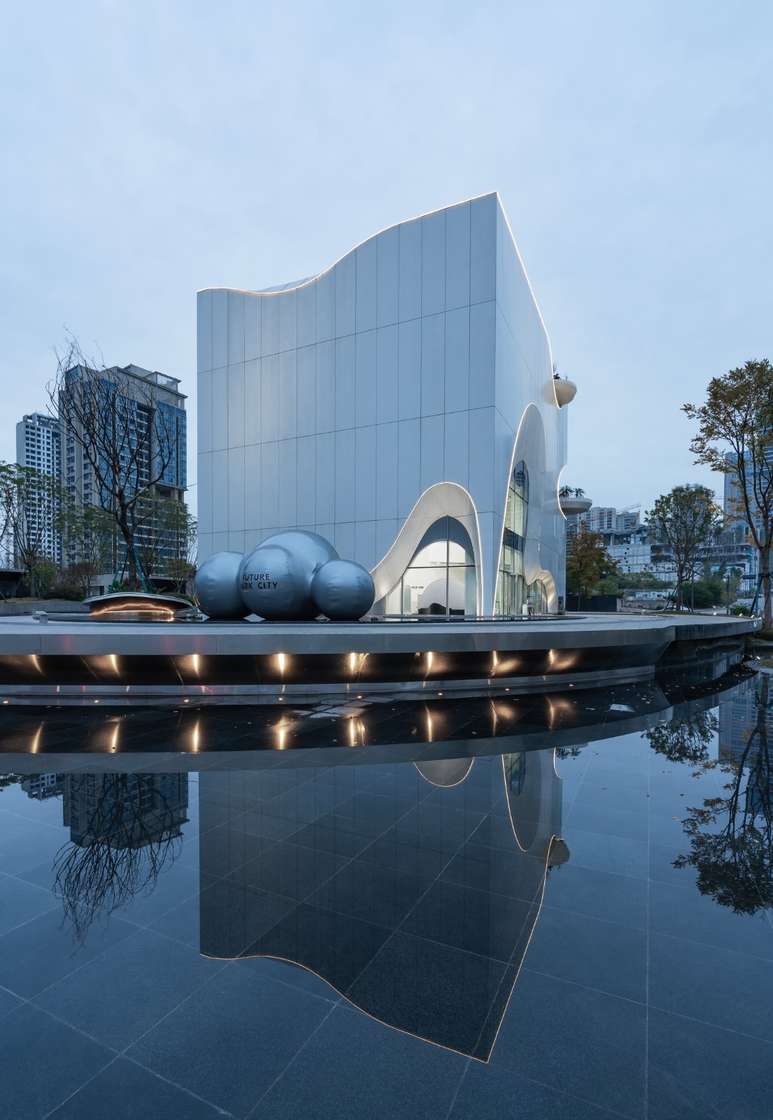 BIM建筑|成都天投国际社区当代艺术中心 / 上海境澜建筑设计有限公司