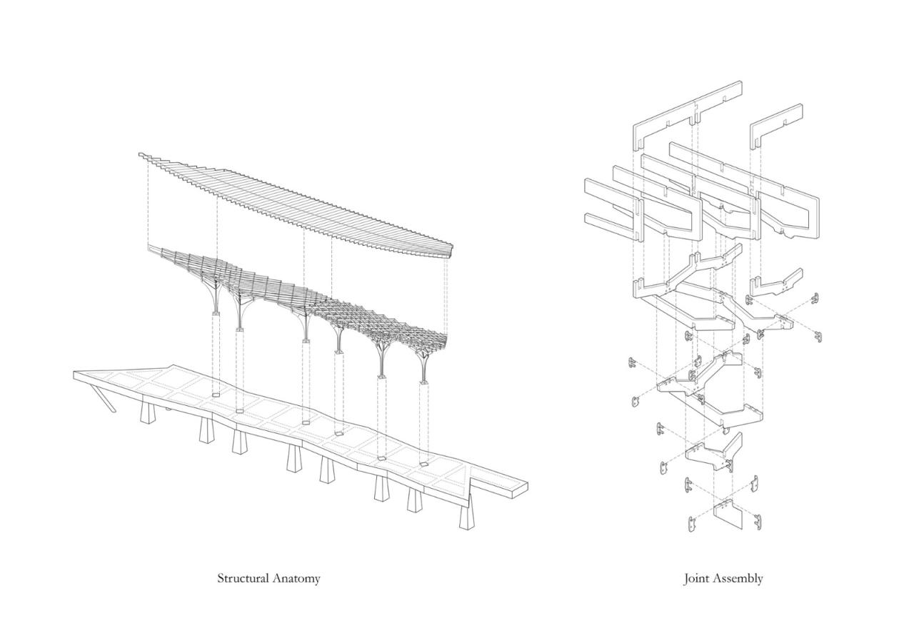 BIM建筑|浮光亭 / JK-AR