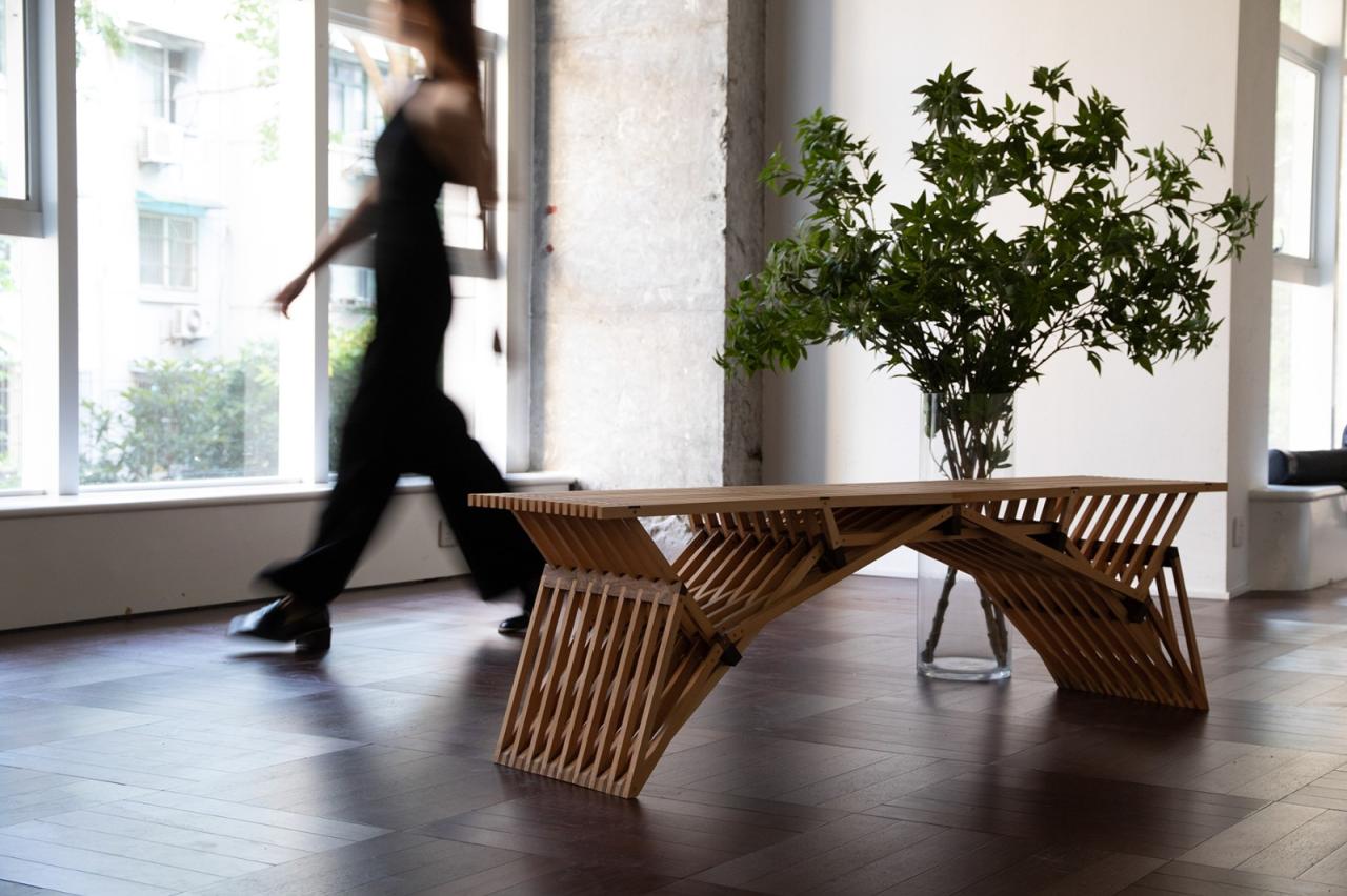 BIM建筑|编木拱凳 / 卜一工坊（杭州）文化创意有限公司