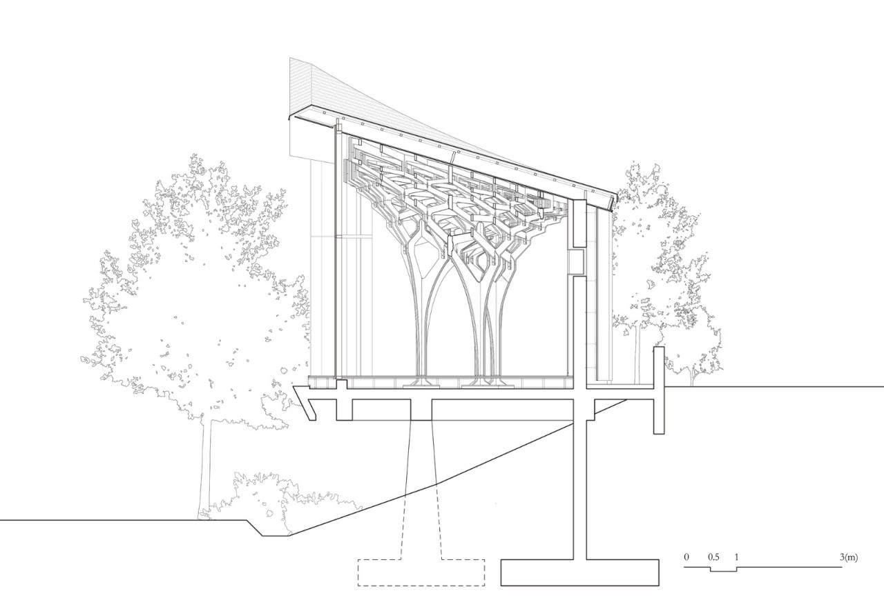 BIM建筑|浮光亭 / JK-AR