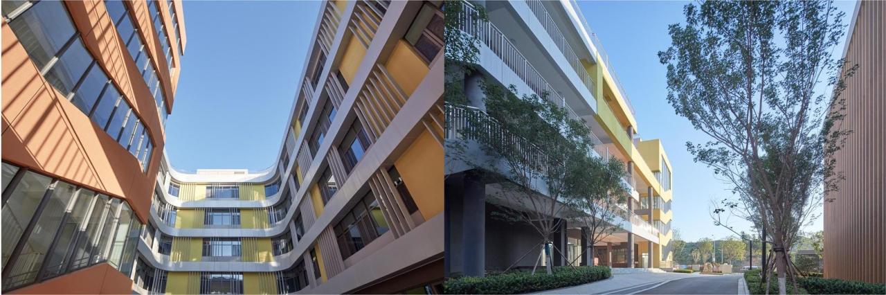 BIM建筑|自由理想的“花园城堡” ：济南北康初中教育建筑群落 / UA 尤安设计