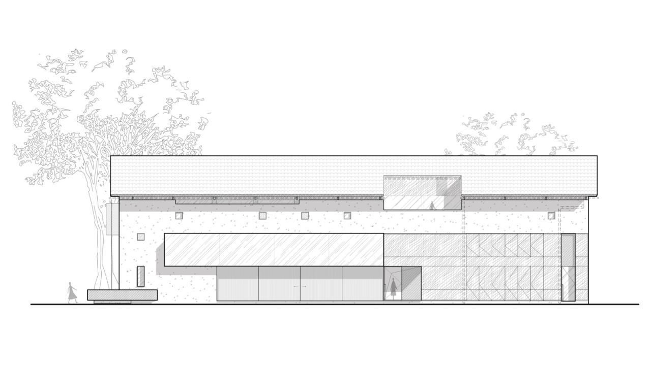 BIM建筑|虚怀若谷，犹如半仓：半仓，上海 / 本哲建筑