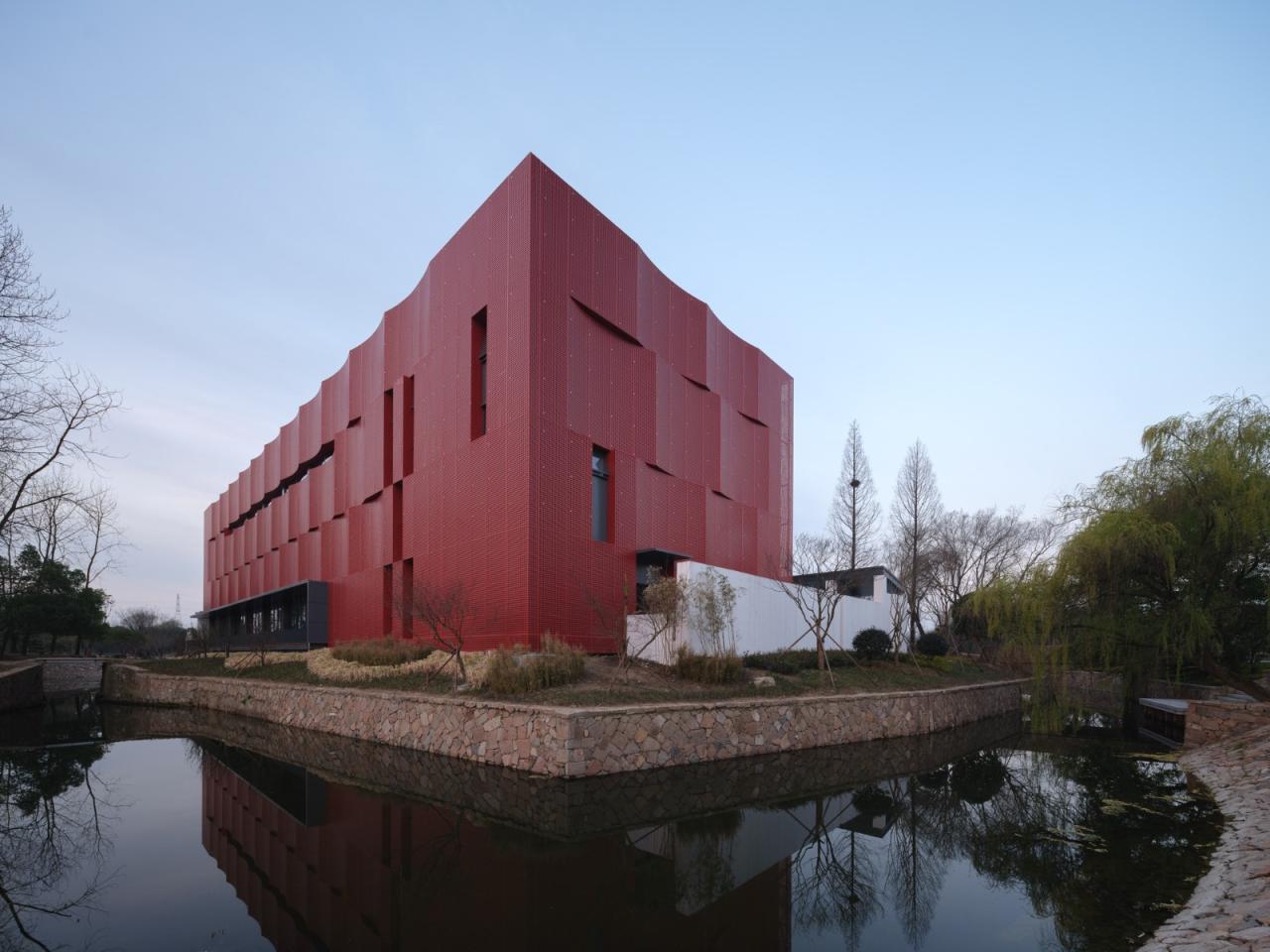 BIM建筑|桐乡市红色文化教育中心 / 清上造社