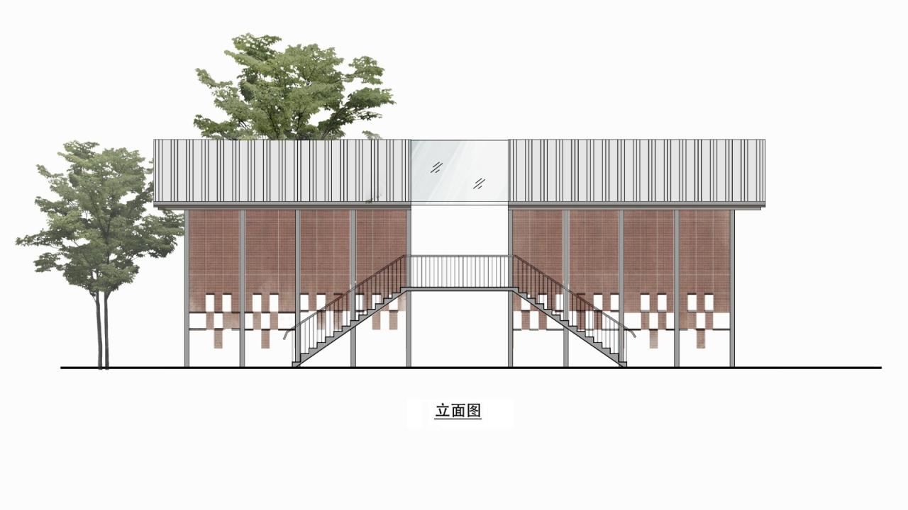BIM建筑|面朝花海的棕厕 / 在行建筑