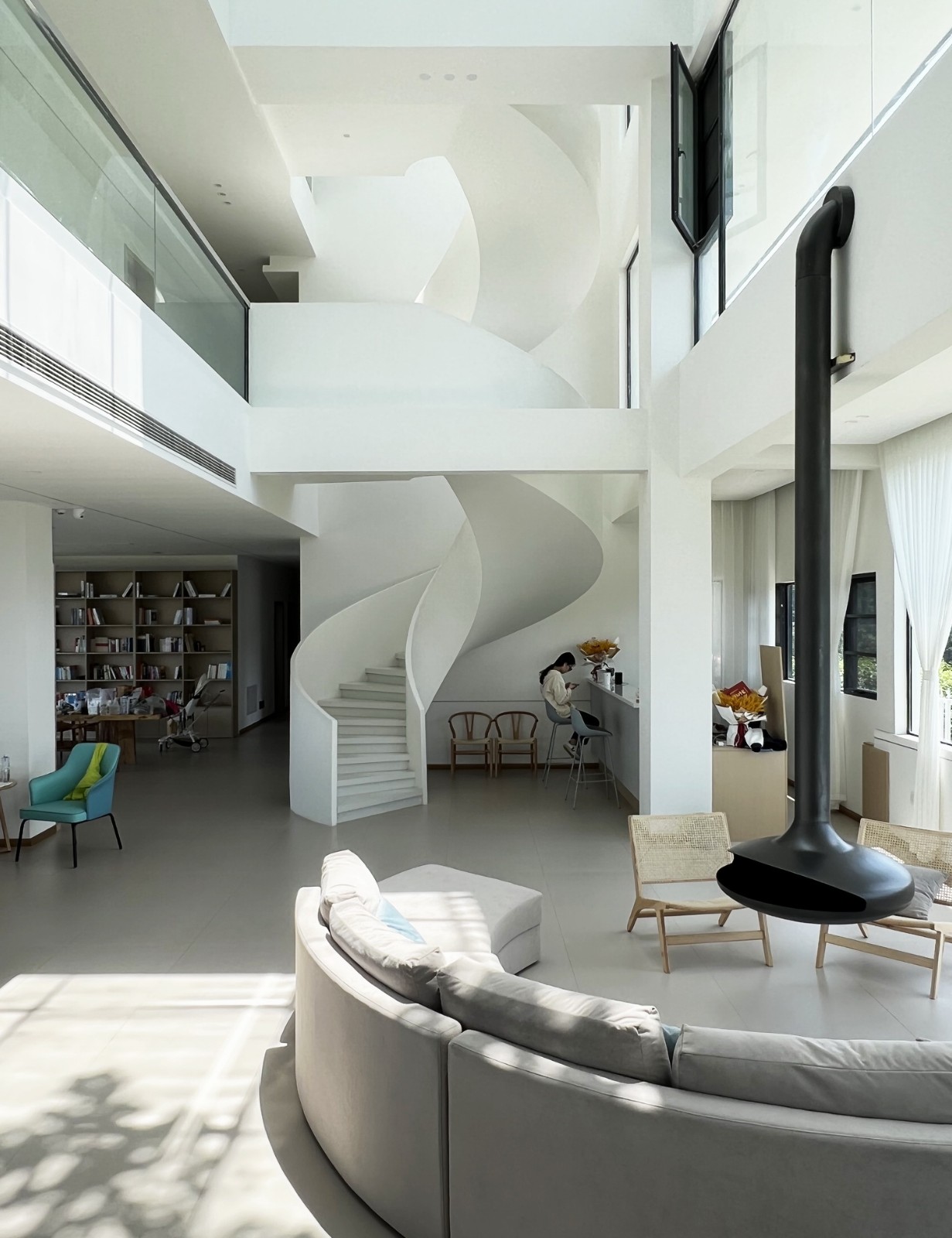 BIM建筑|云台阅野：漂浮在茶田上的民宿 / 岩川建筑设计