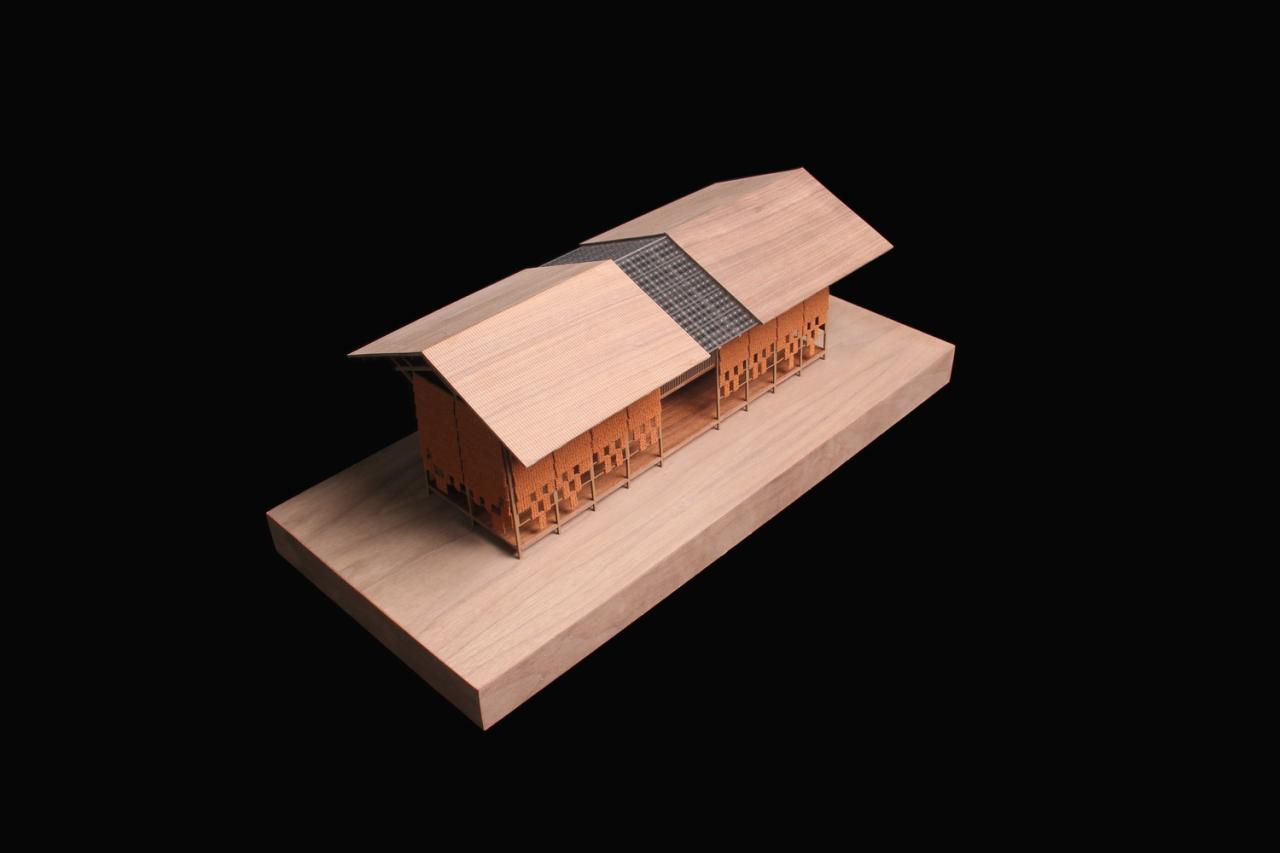 BIM建筑|面朝花海的棕厕 / 在行建筑