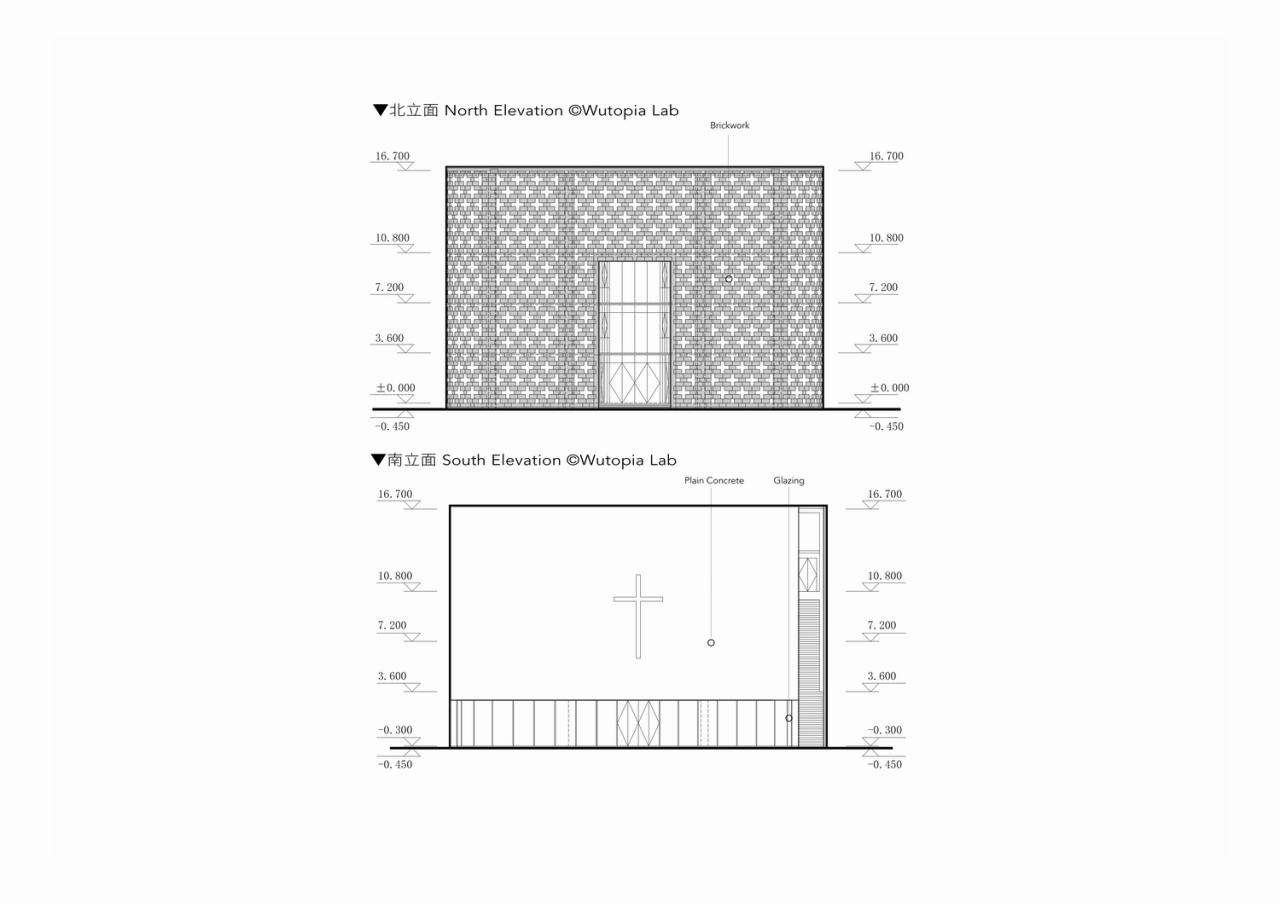 BIM建筑|奉贤齐贤耶稣堂 / Wutopia Lab