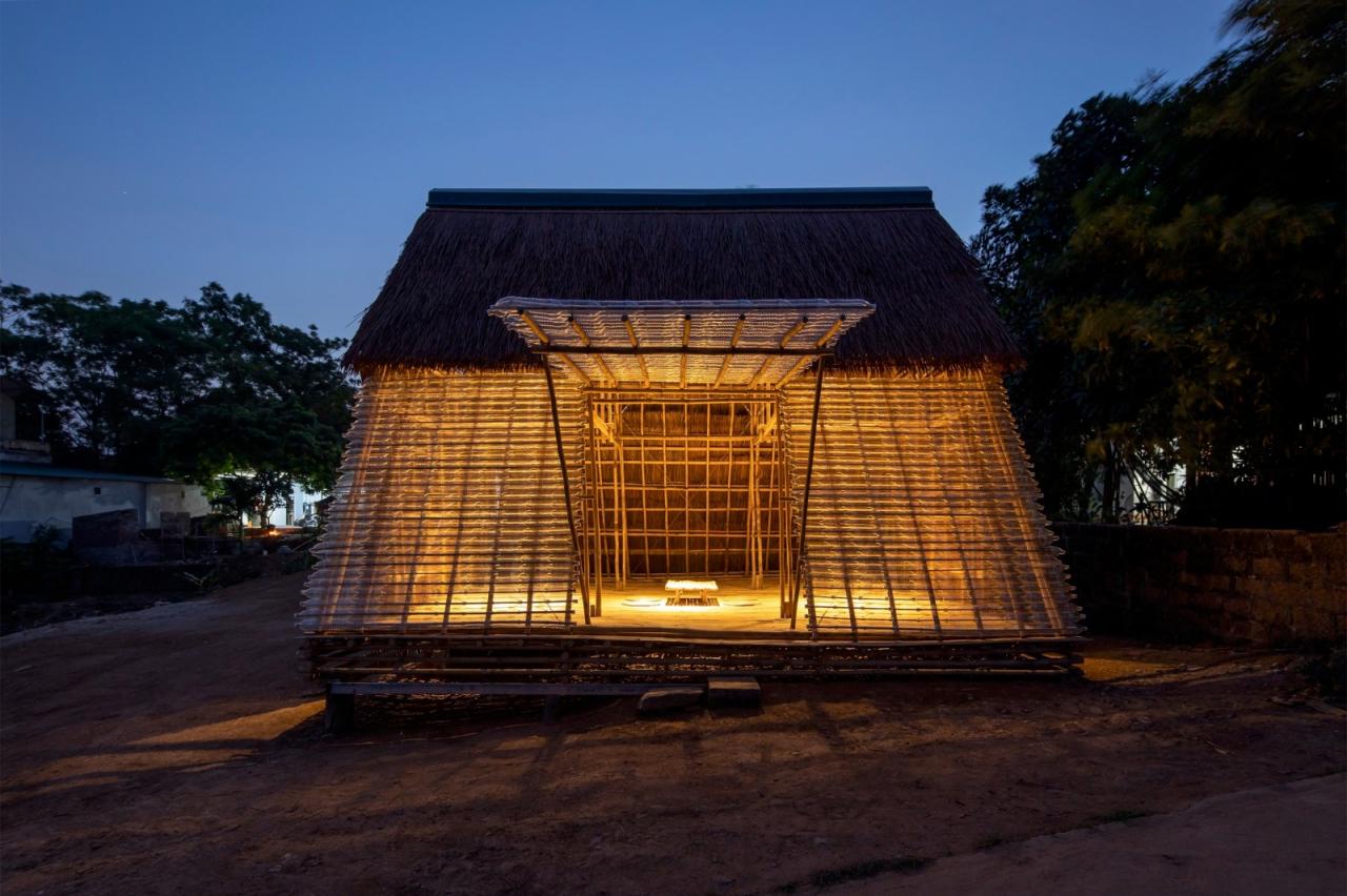 BIM建筑|适应气候变化，漂浮竹屋 / H&P Architects