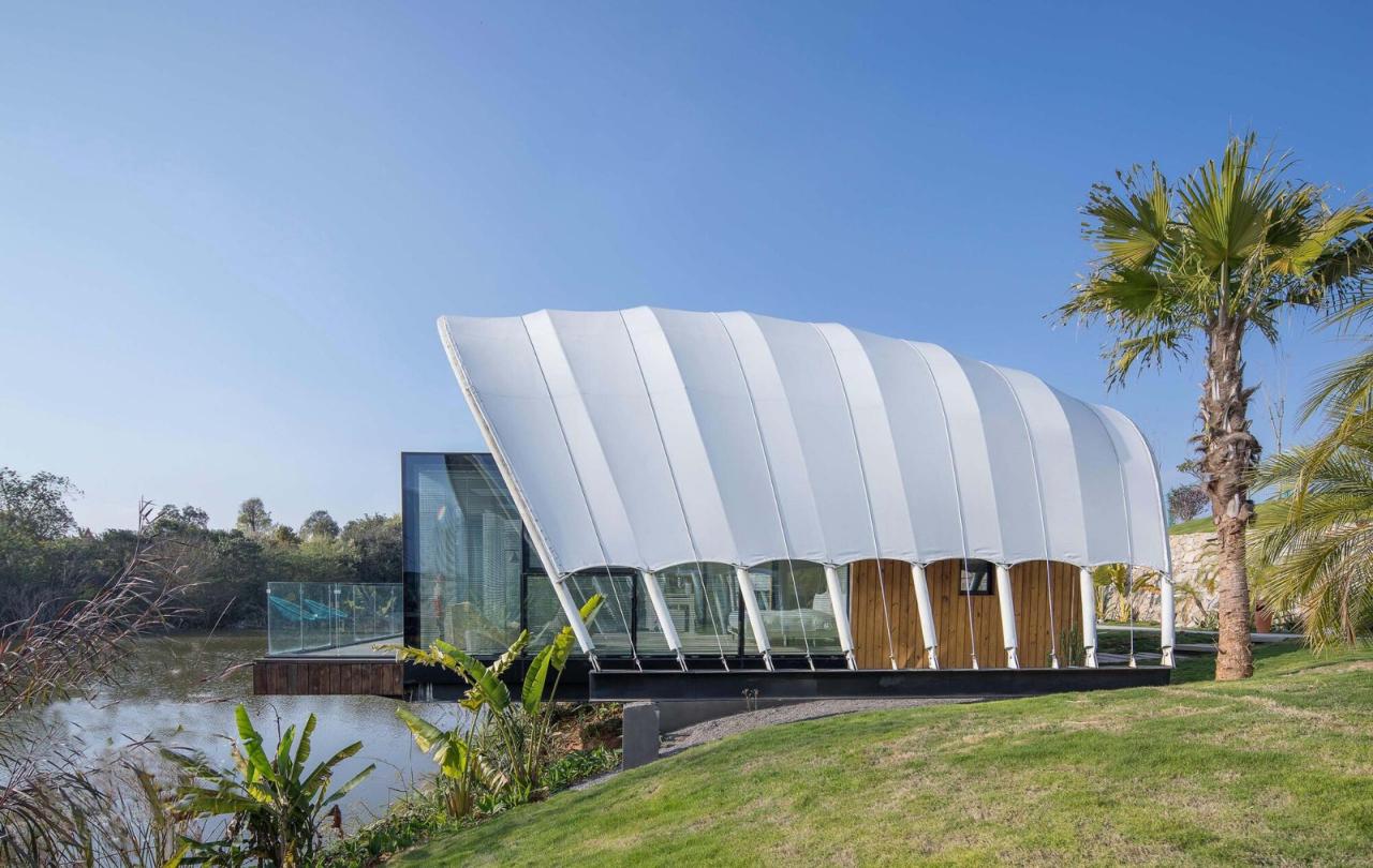 BIM建筑|勐巴拉可见泽栖帐篷酒店 / 捷仕建筑规划设计