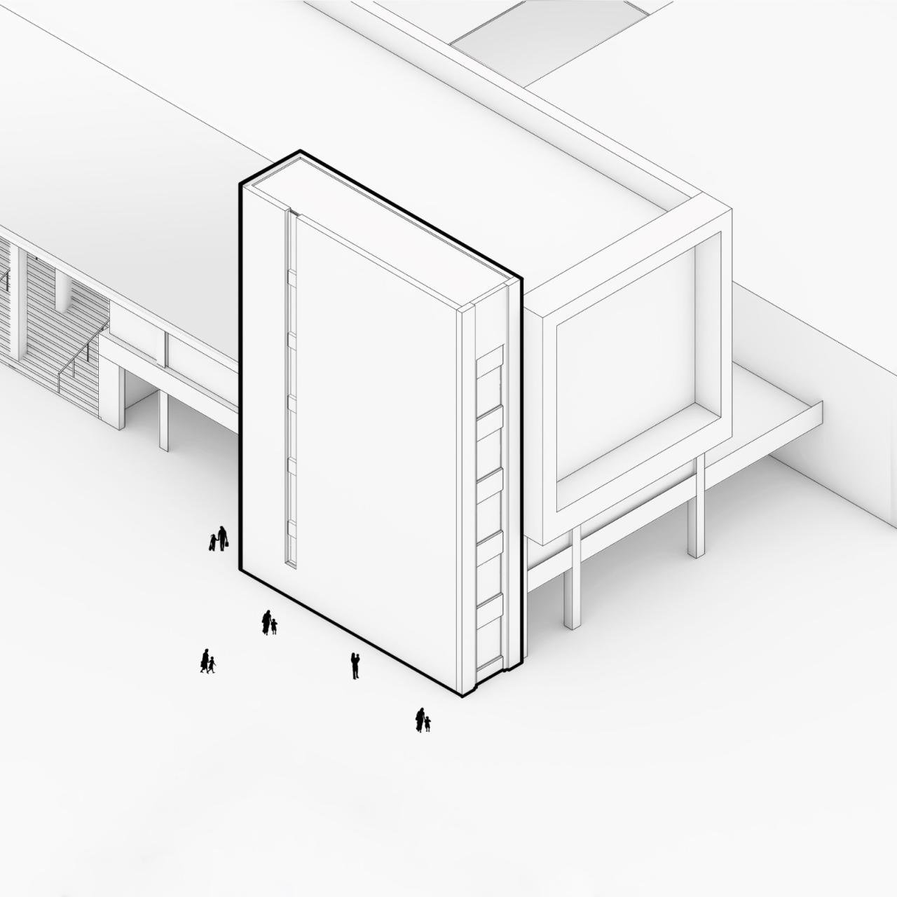 BIM建筑|县城里的新学校：送你一匹小马 / 上海立木建筑规划