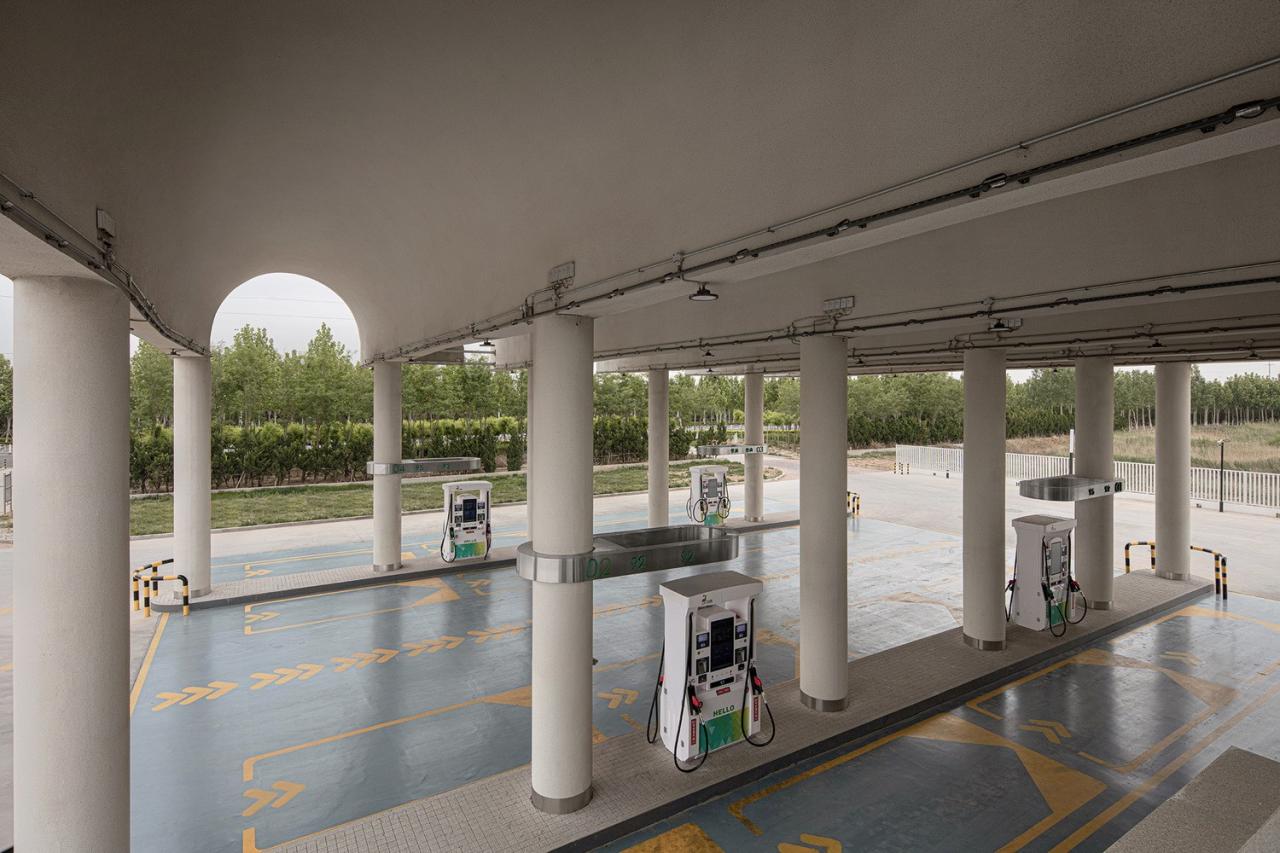 BIM建筑|哈鹿加油站 / SITUATE上下四方建筑事务所