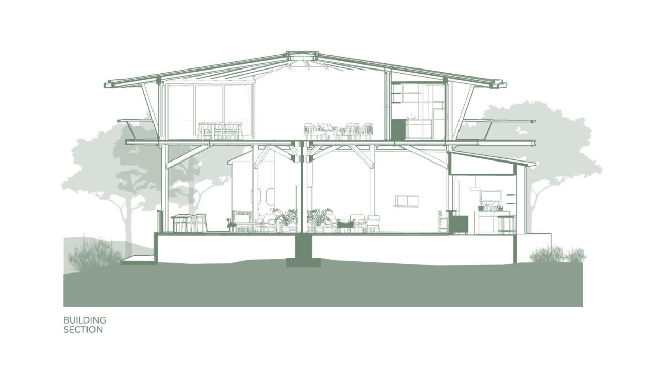 BIM建筑|八角餐厅和工作区 / Stilt Studios