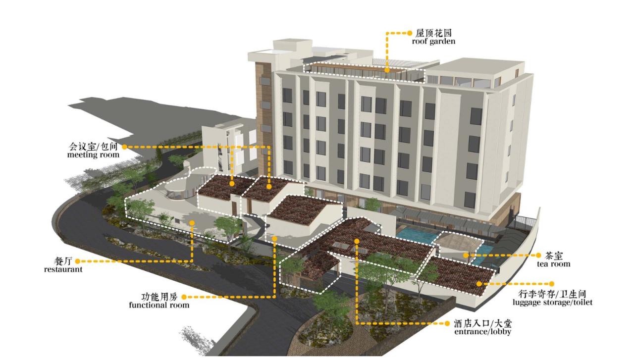 BIM建筑|上海世博元古酒店 / 无之设计