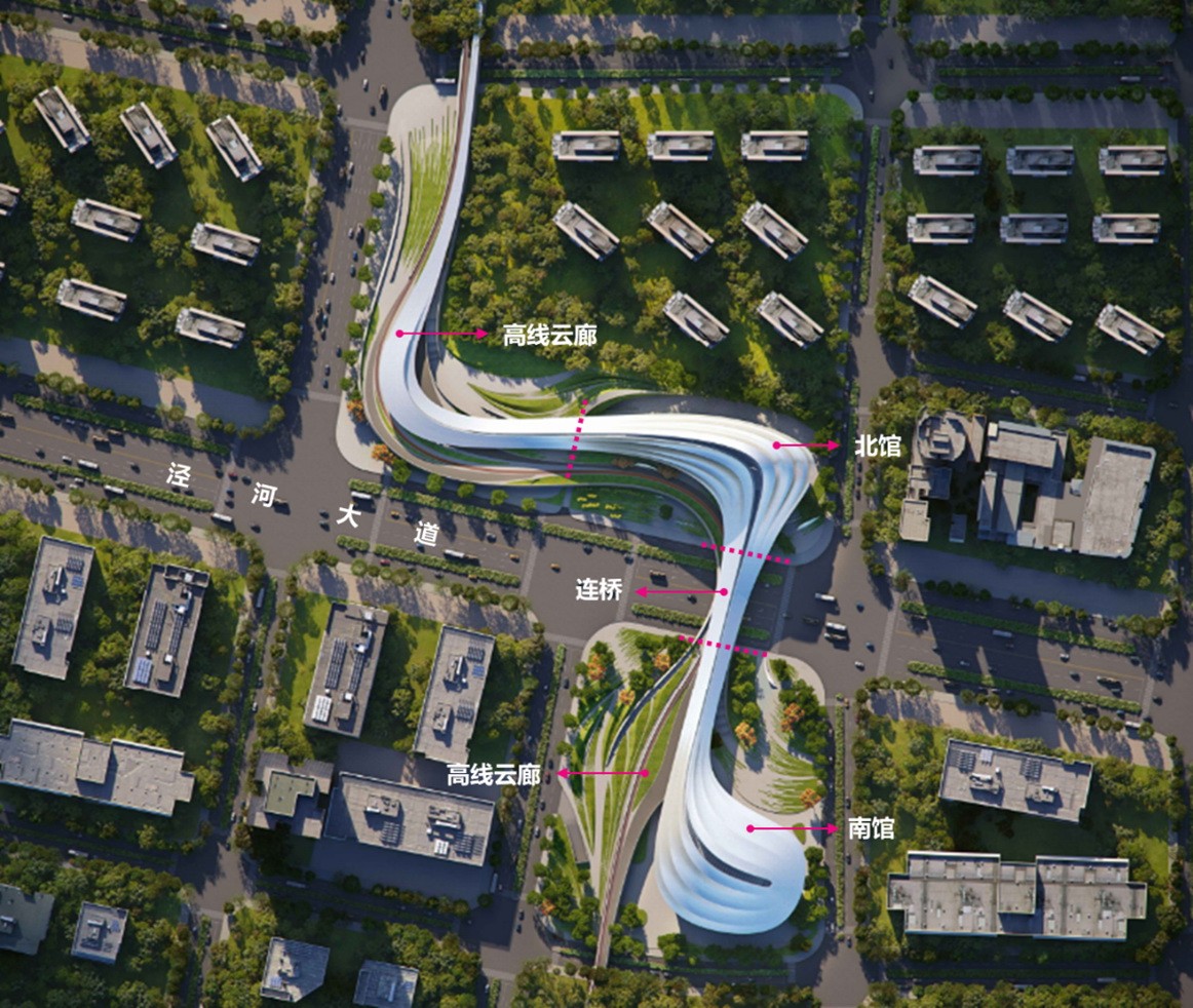 BIM建筑|用数字技术雕刻川流涌动：泾河新城国际文化艺术中心 / 奥雅纳