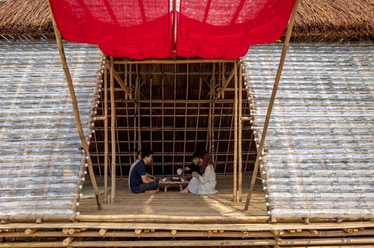 BIM建筑|适应气候变化，漂浮竹屋 / H&P Architects