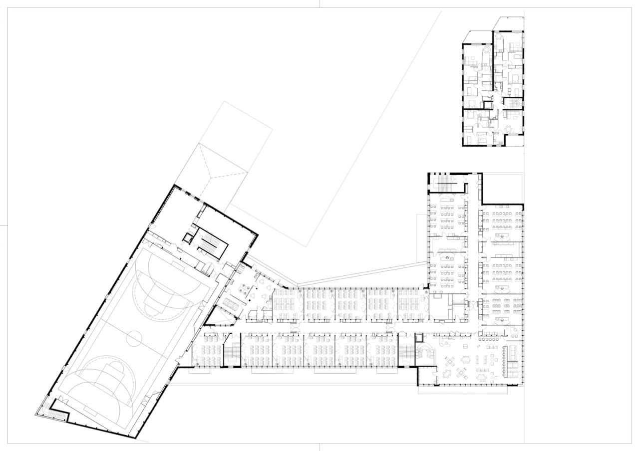 BIM建筑|瓦伦顿 Samuel-Paty 中学 / Archipente
