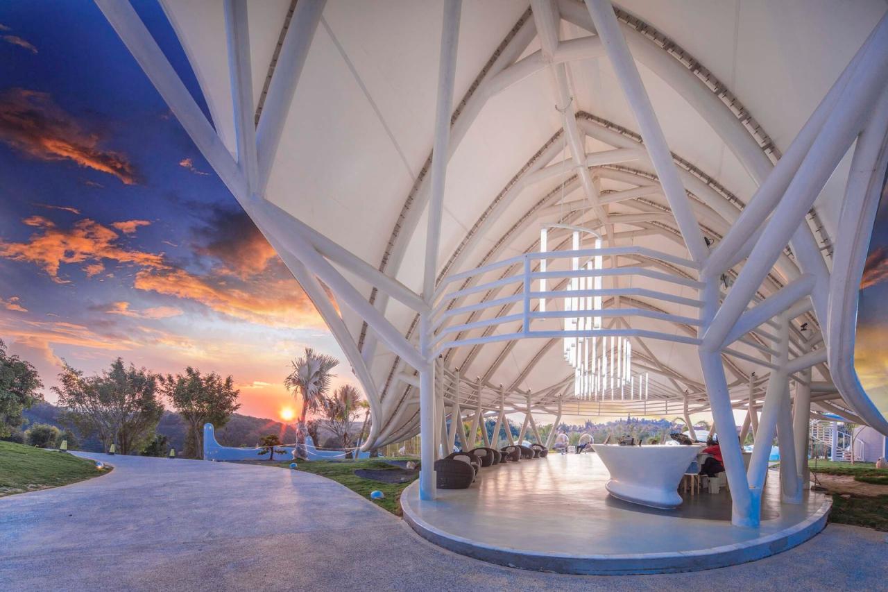 BIM建筑|勐巴拉可见泽栖帐篷酒店 / 捷仕建筑规划设计