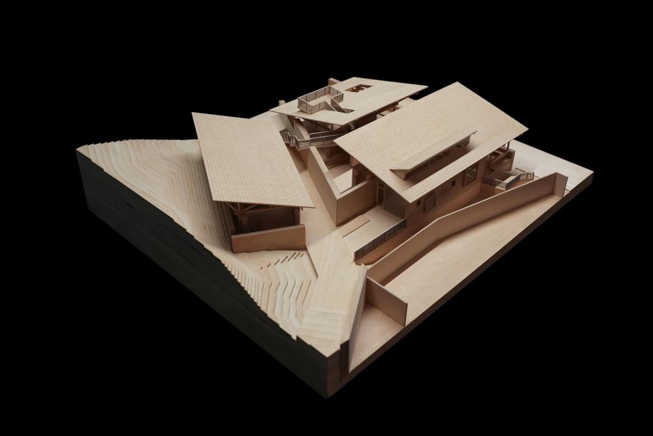 BIM建筑|留坝瓦窑沟多功能服务中心 / 尌林建筑设计事务所