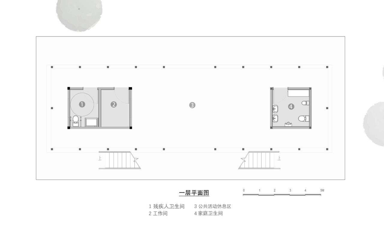 BIM建筑|面朝花海的棕厕 / 在行建筑