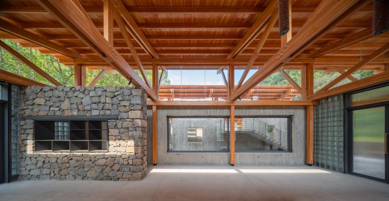 BIM建筑|留坝瓦窑沟多功能服务中心 / 尌林建筑设计事务所