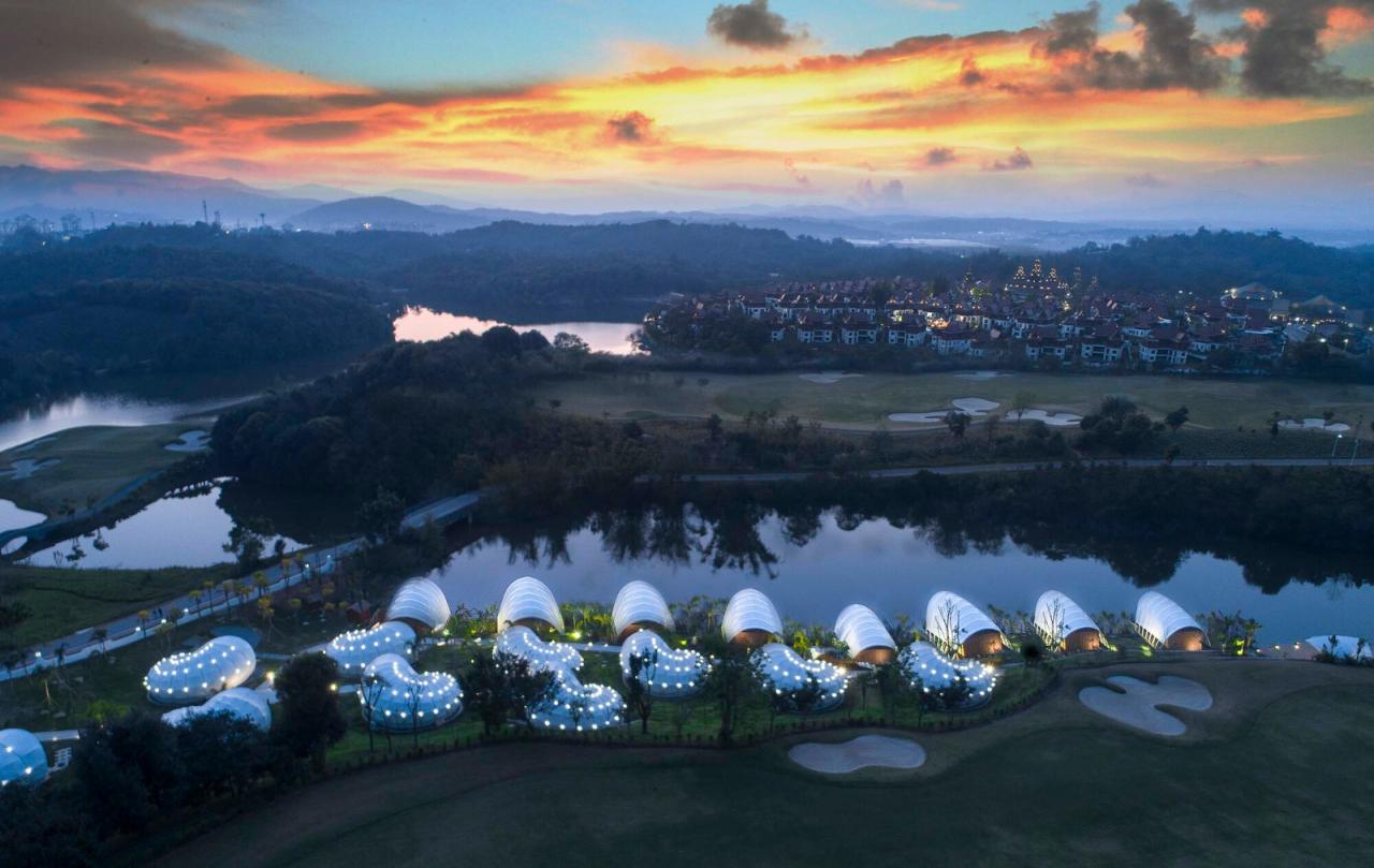 BIM建筑|勐巴拉可见泽栖帐篷酒店 / 捷仕建筑规划设计