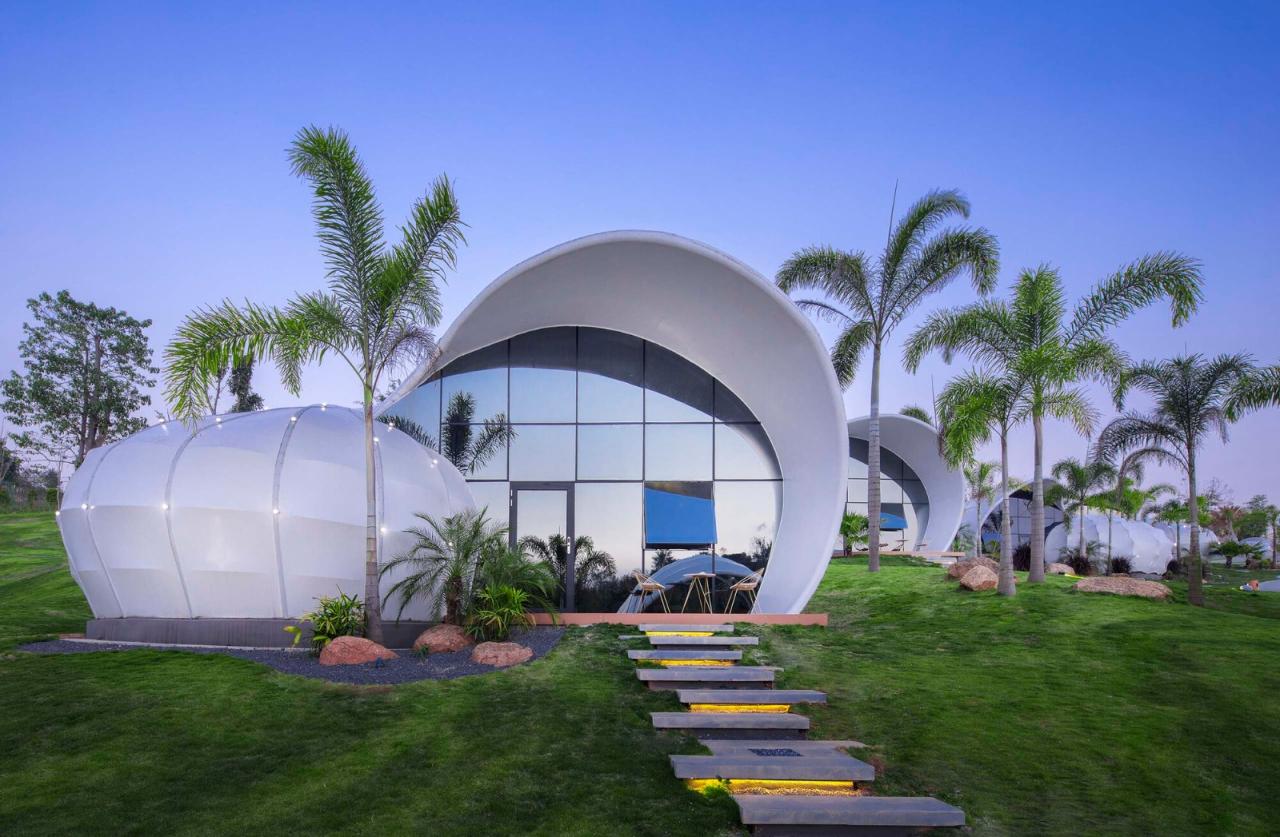 BIM建筑|勐巴拉可见泽栖帐篷酒店 / 捷仕建筑规划设计