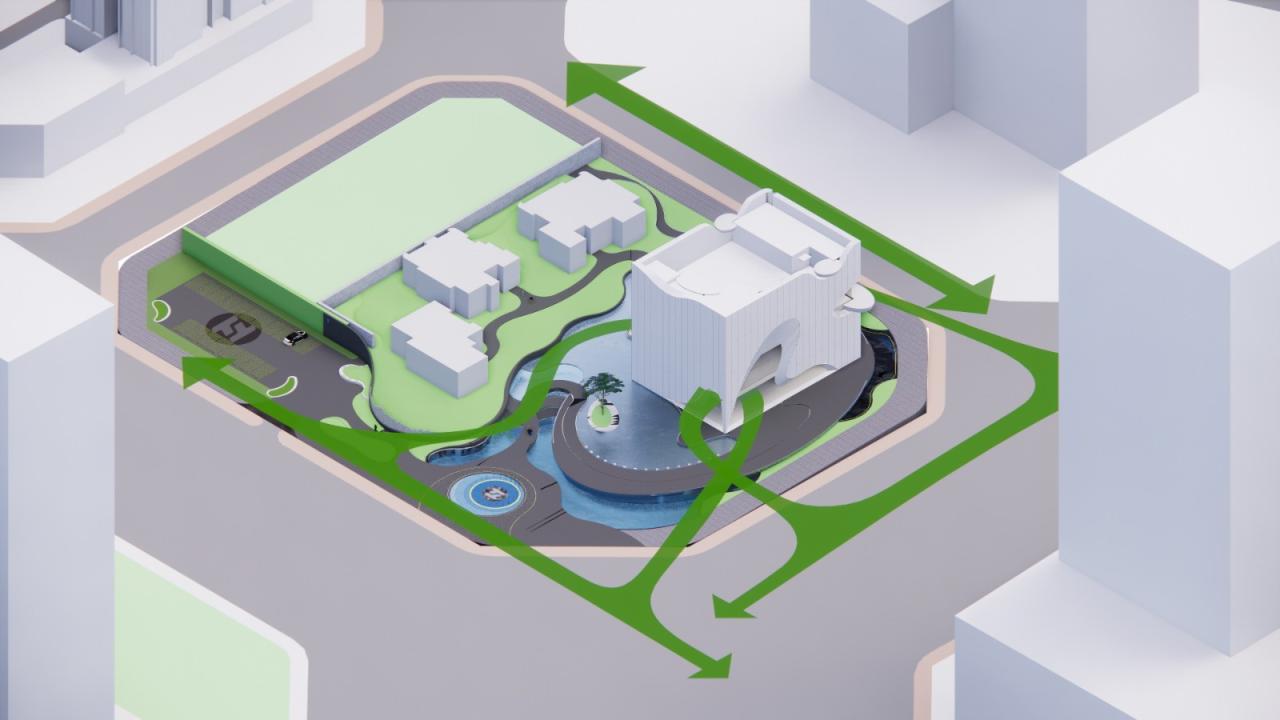 BIM建筑|成都天投国际社区当代艺术中心 / 上海境澜建筑设计有限公司