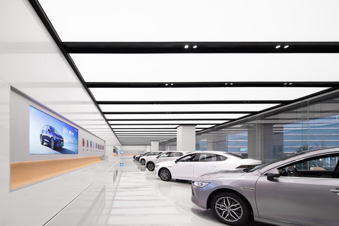 BIM建筑|启迪未来 江城地标：武汉比亚迪品牌体验中心 / 成执设计