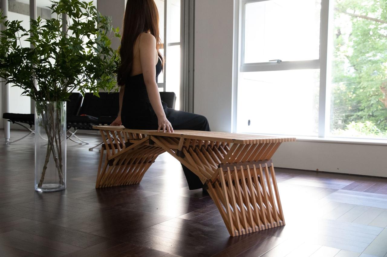 BIM建筑|编木拱凳 / 卜一工坊（杭州）文化创意有限公司