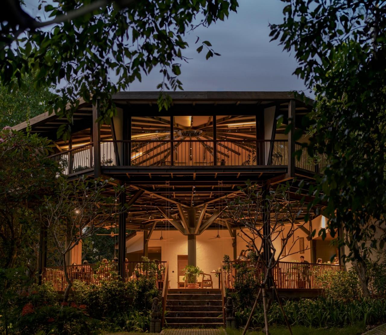 BIM建筑|八角餐厅和工作区 / Stilt Studios