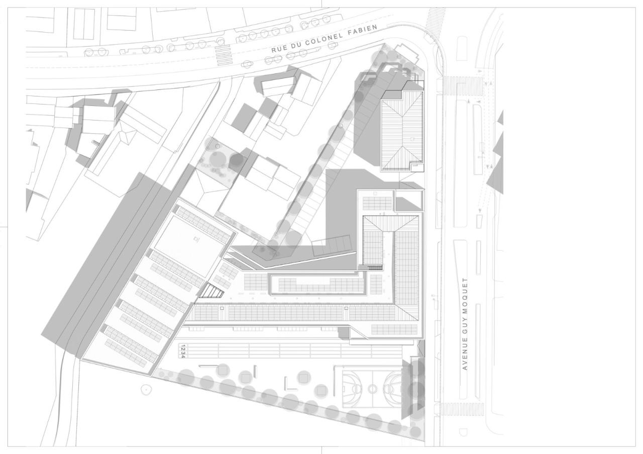 BIM建筑|瓦伦顿 Samuel-Paty 中学 / Archipente