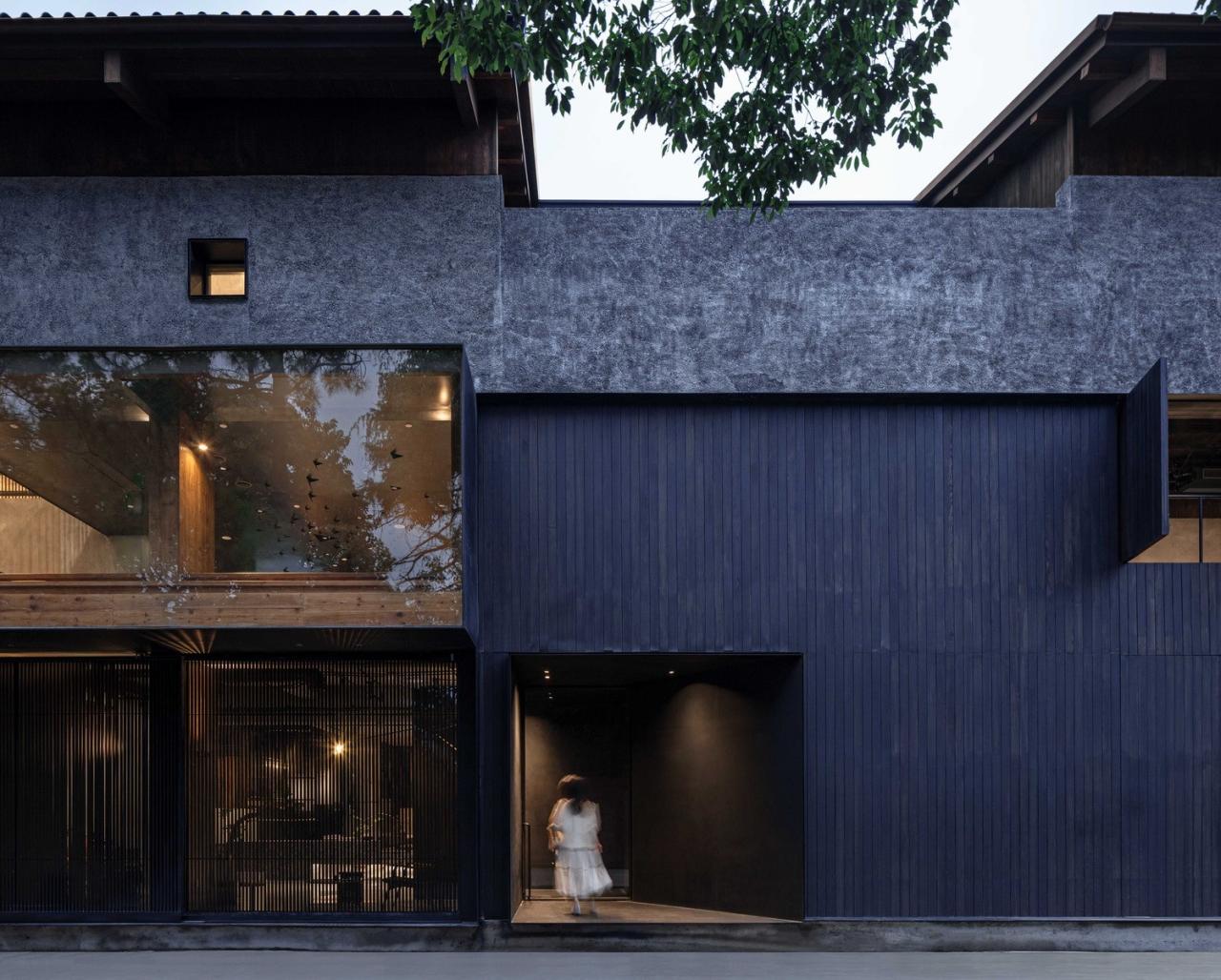 BIM建筑|虚怀若谷，犹如半仓：半仓，上海 / 本哲建筑