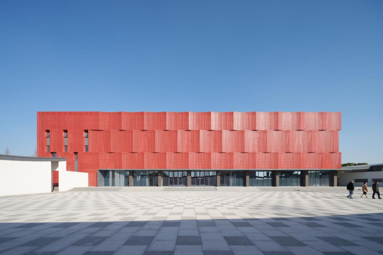 BIM建筑|桐乡市红色文化教育中心 / 清上造社