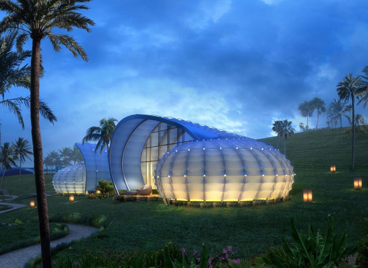 BIM建筑|勐巴拉可见泽栖帐篷酒店 / 捷仕建筑规划设计