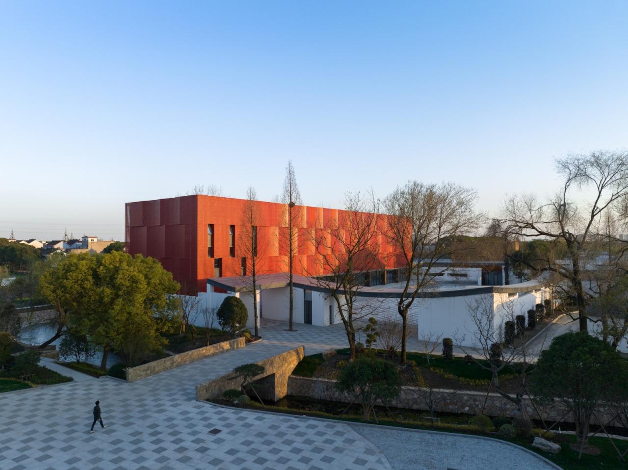 BIM建筑|桐乡市红色文化教育中心 / 清上造社