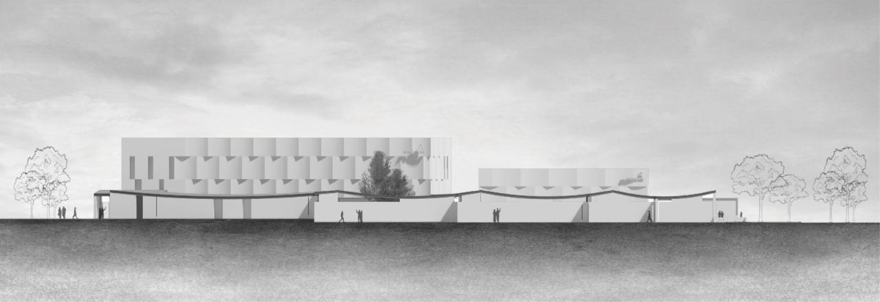 BIM建筑|桐乡市红色文化教育中心 / 清上造社