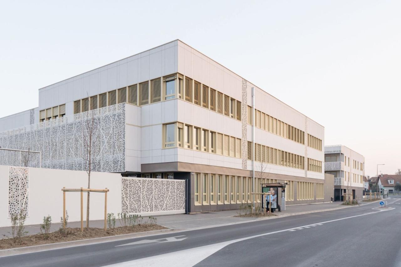 BIM建筑|瓦伦顿 Samuel-Paty 中学 / Archipente