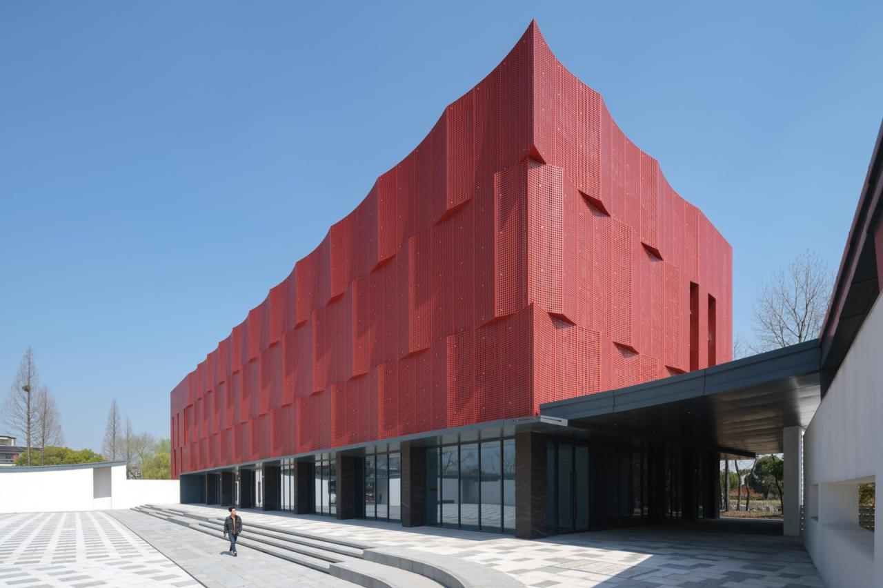 BIM建筑|桐乡市红色文化教育中心 / 清上造社