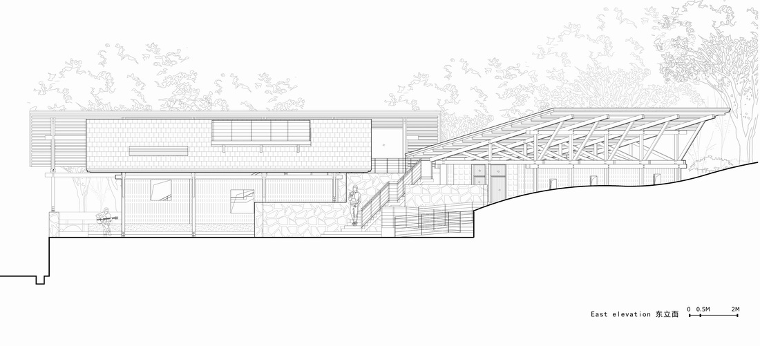 BIM建筑|留坝瓦窑沟多功能服务中心 / 尌林建筑设计事务所