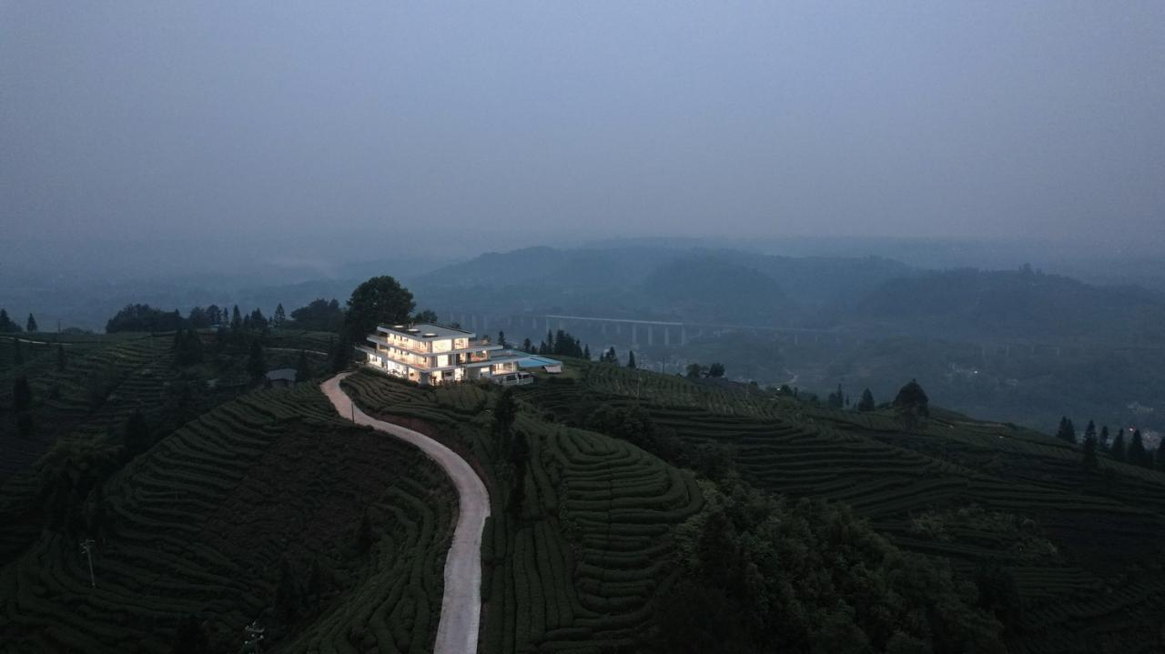 BIM建筑|云台阅野：漂浮在茶田上的民宿 / 岩川建筑设计